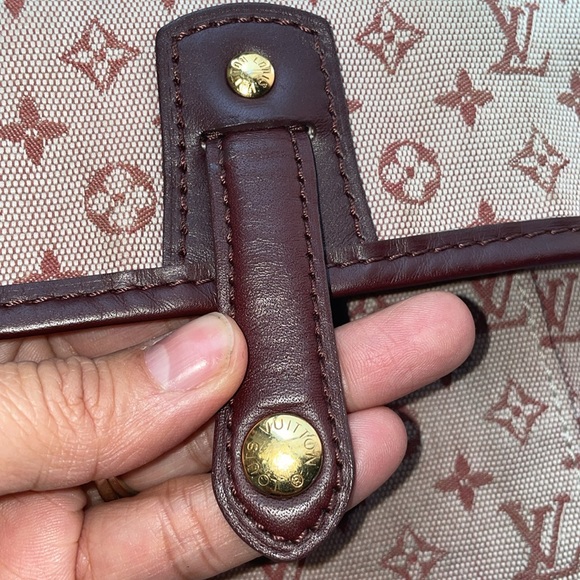 LOUIS VUITTON Monogram Mini Besace Mary Kate Bag Red M92321 LV - Picture 16 of 17